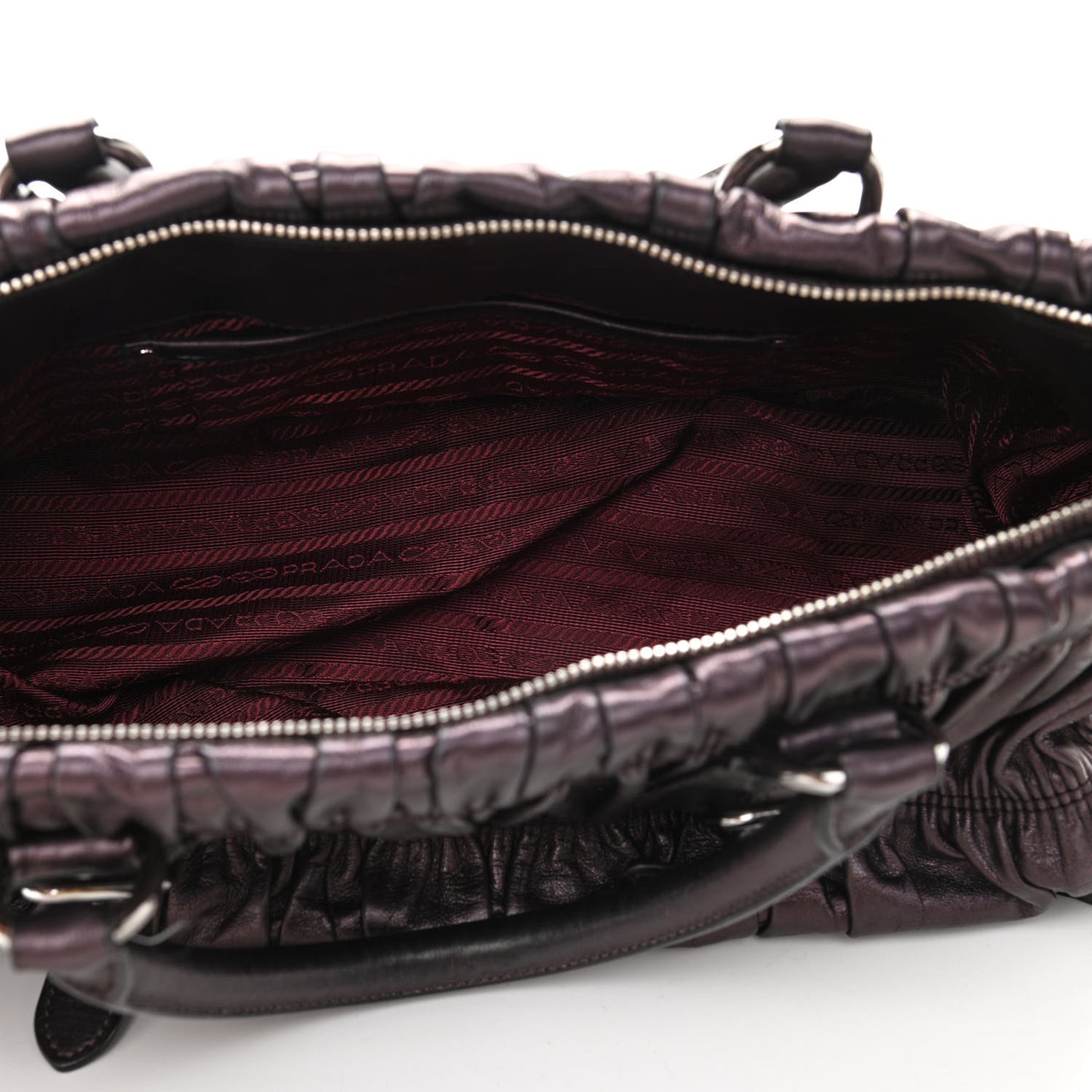 Nappa Gaufre Shopping Satchel Ribes