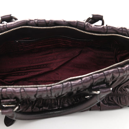 Prada Nappa Gaufre Shopping Satchel Ribes 5 of 9