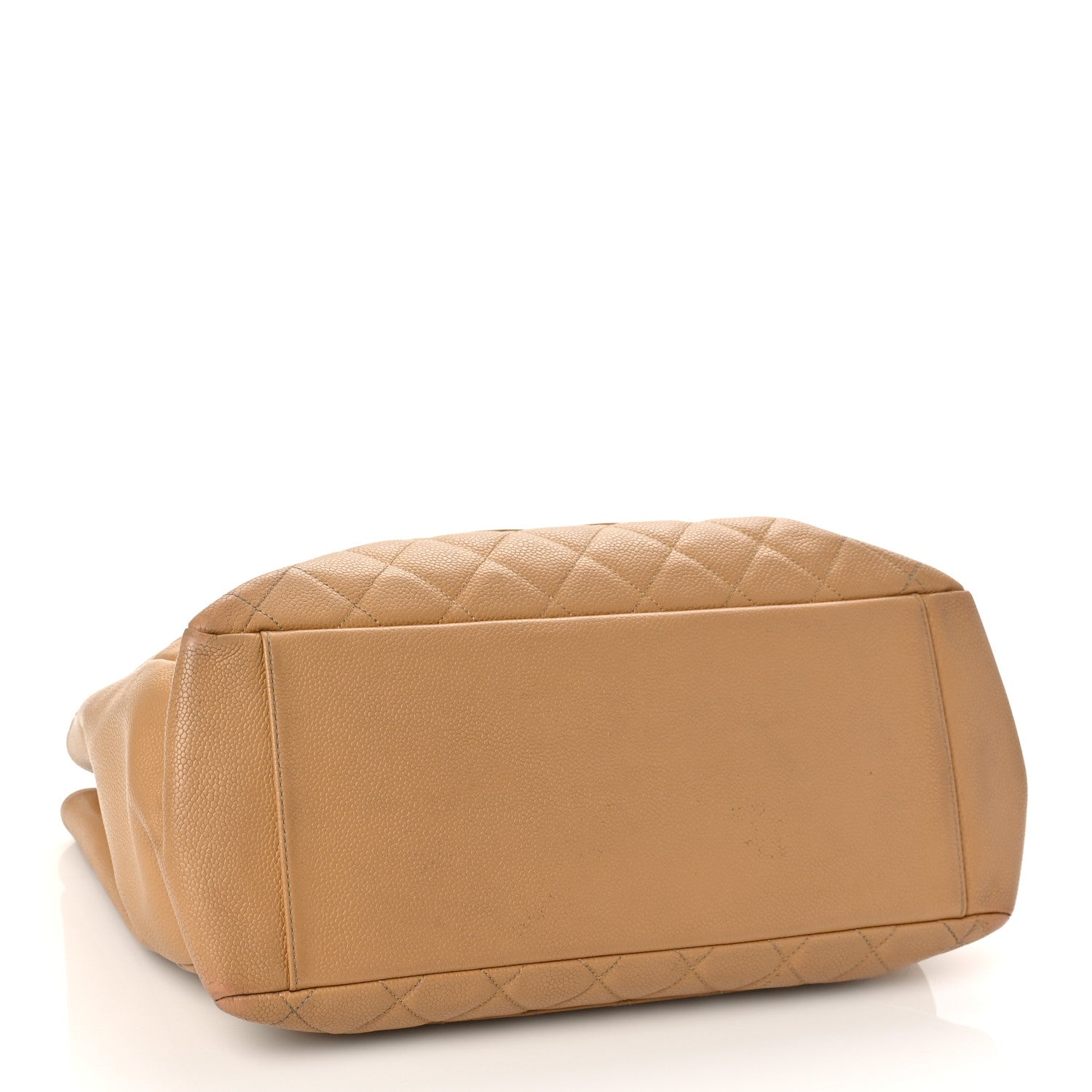 Chanel Caviar Quilted Grand Shopping Tote GST Beige Clair 4 of 19