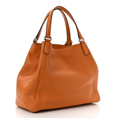 Gucci Pebbled Calfskin Medium Soho Shoulder Bag Curcuma 3 of 10