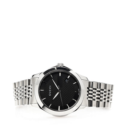 Gucci Stainless Steel 38mm G-Timeless Quartz Watch Black 2 of 6