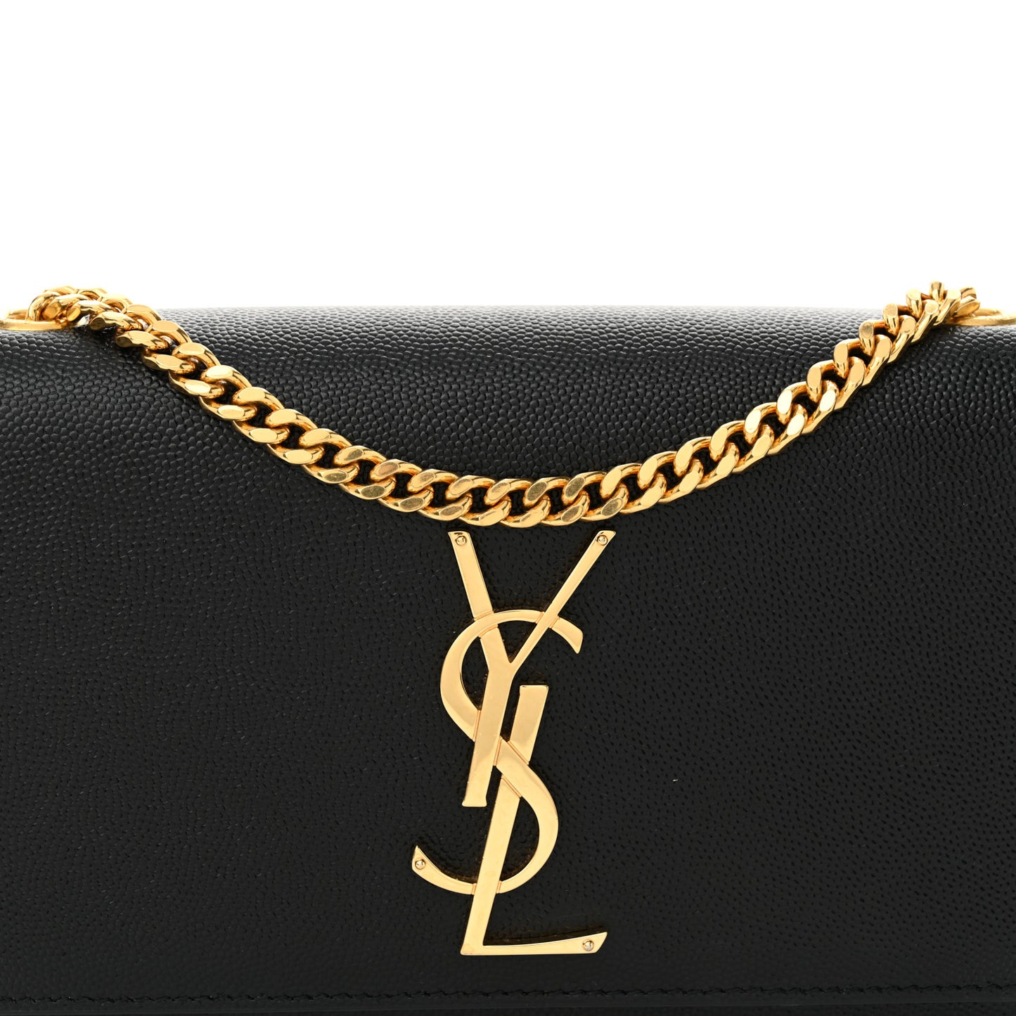 Grain De Poudre Small Monogram Kate Satchel Black