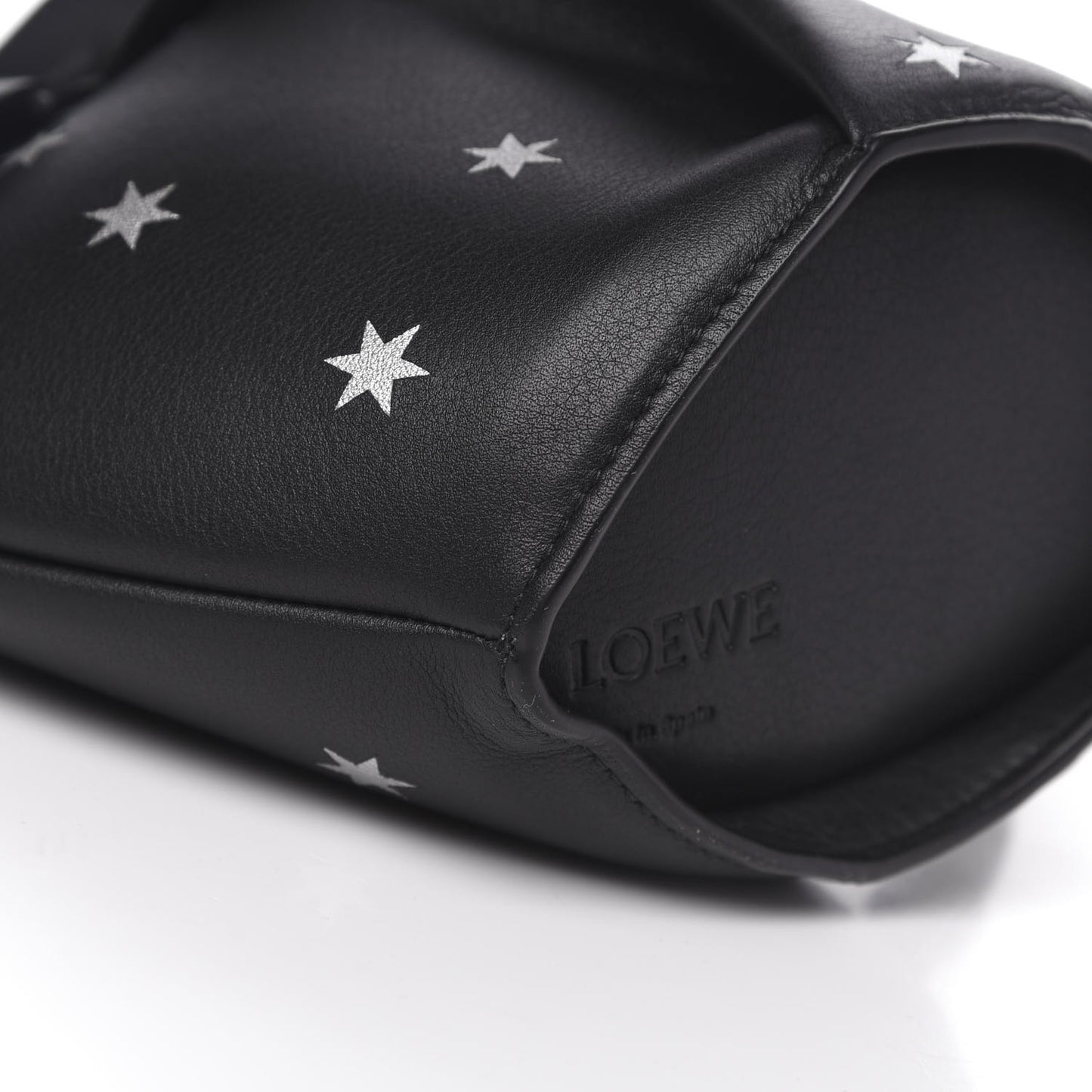 Calfskin Mini Star Bunny Crossbody Bag Black