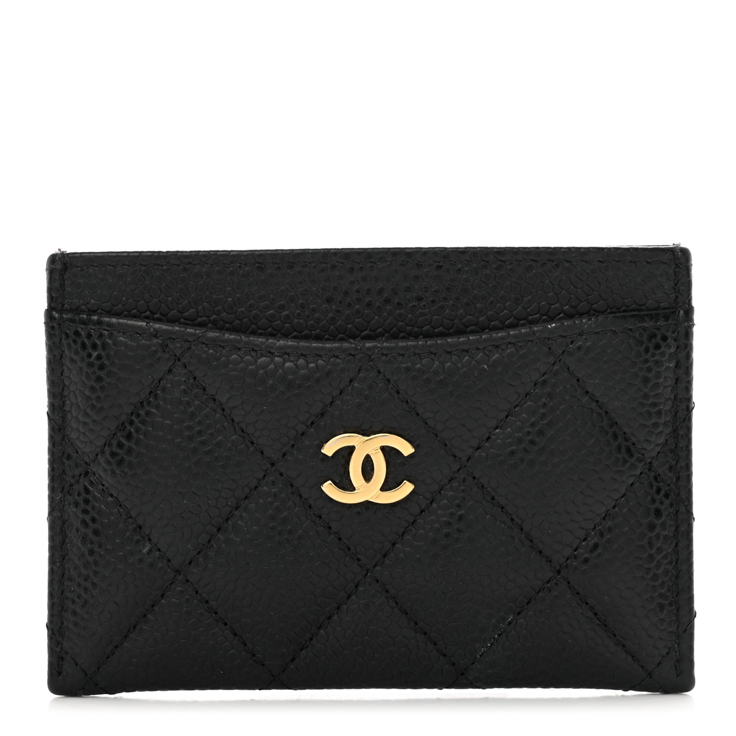 Chanel Caviar Quilted Card Holder Black 1 of 11