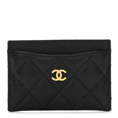 Chanel Caviar Quilted Card Holder Black 1 of 11