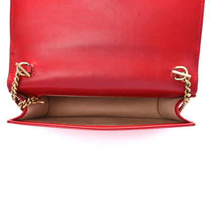 Gucci Calfskin Matelasse GG Marmont Mini Bag Hibiscus Red 5 of 10