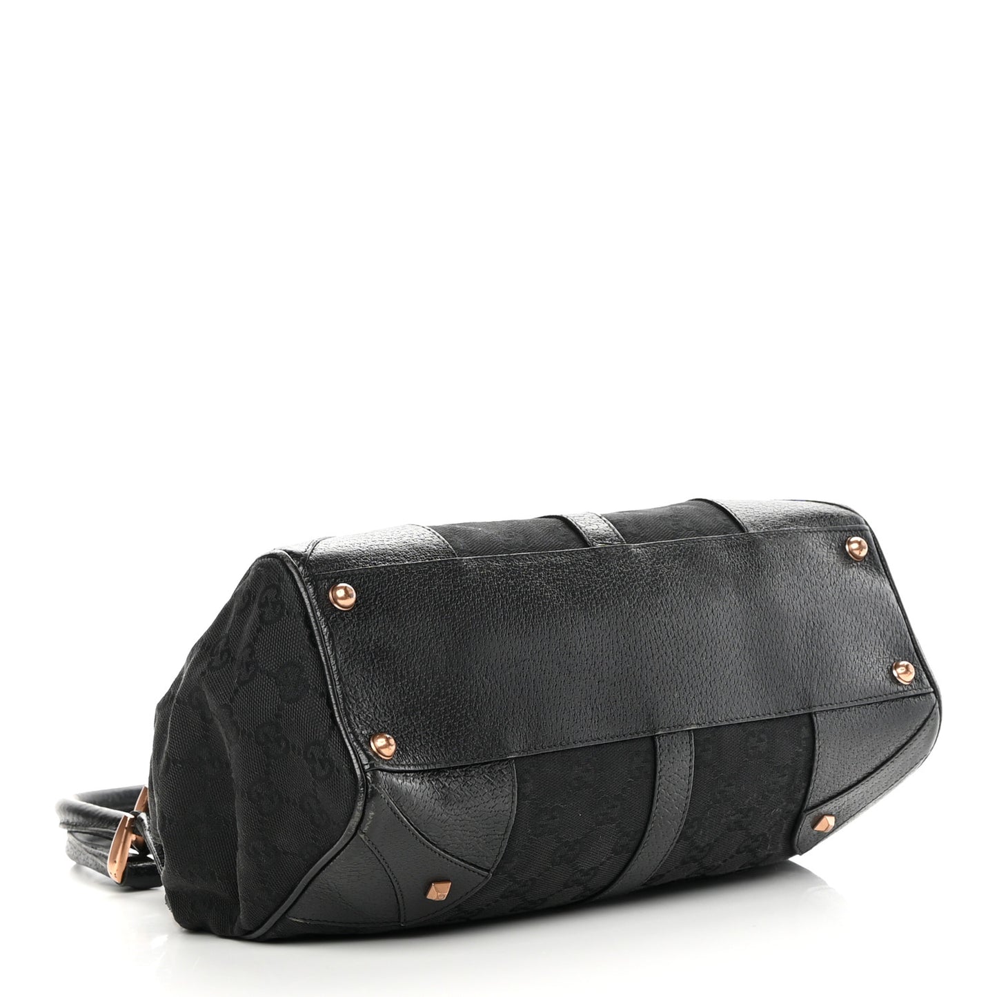 Monogram Calfskin Large Bardot Tote Black