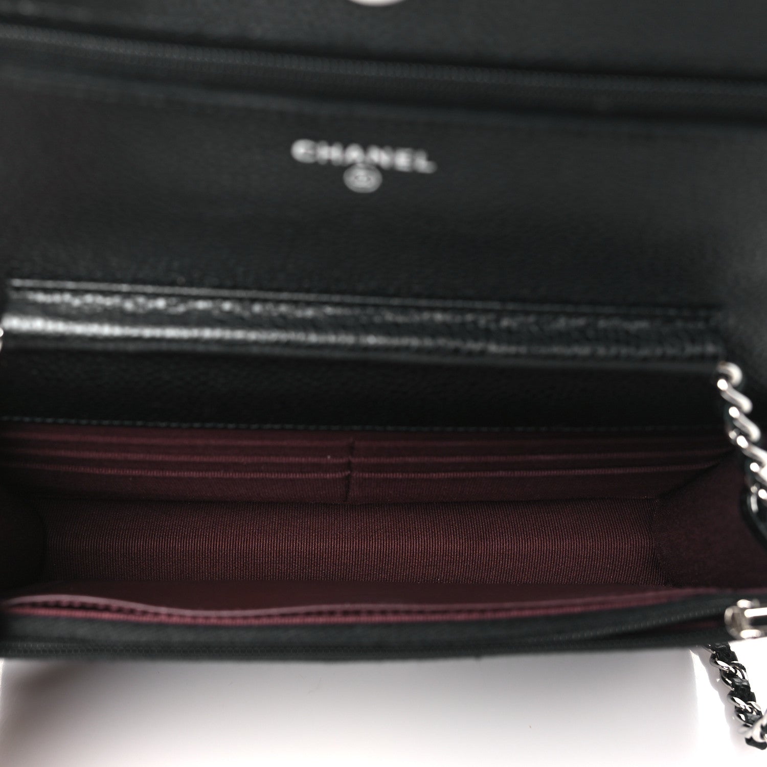 Chanel Caviar Quilted Wallet on Chain WOC Black 5 of 11