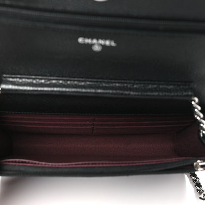Chanel Caviar Quilted Wallet on Chain WOC Black 5 of 11