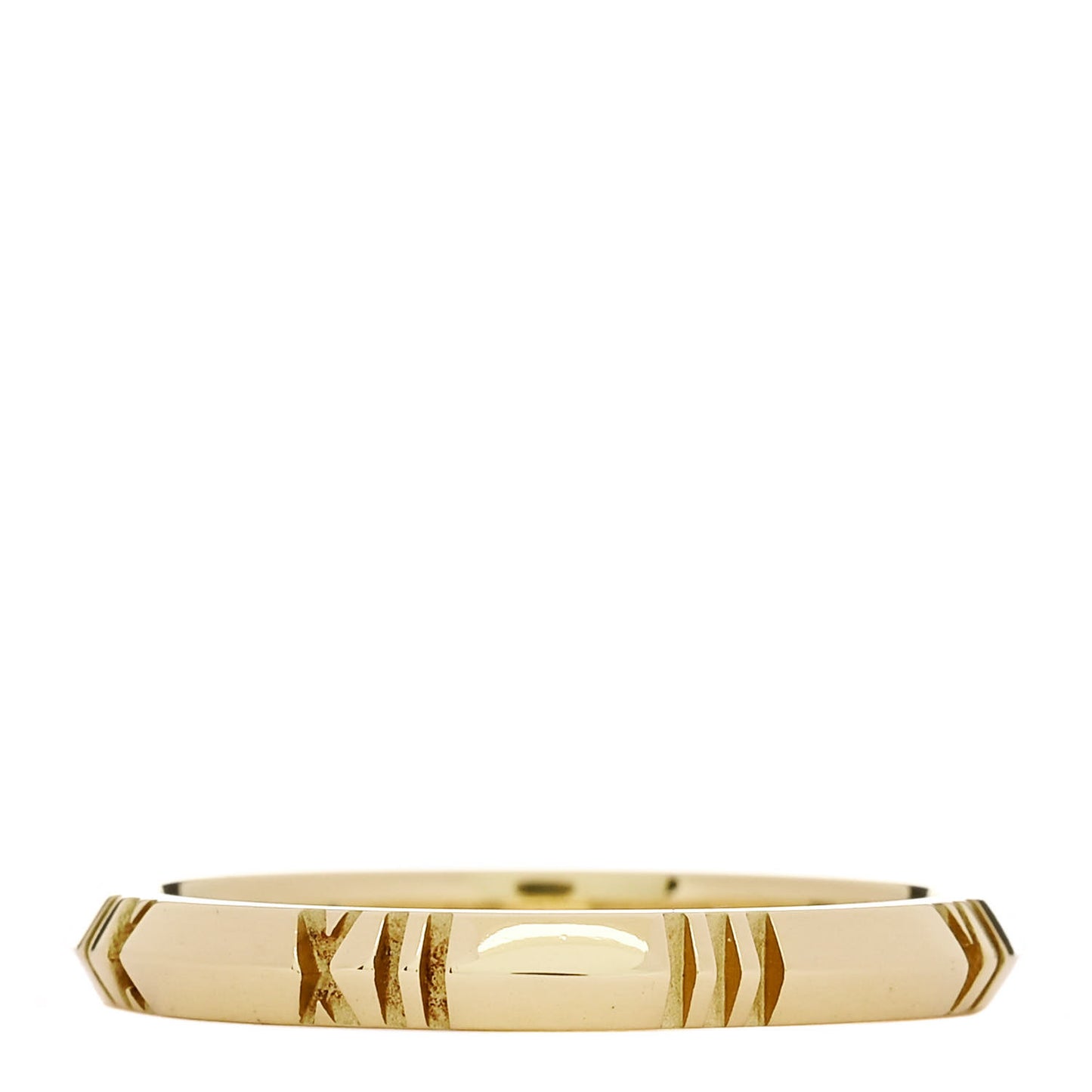 18K Yellow Gold Atlas X Closed Narrow Ring 61 9.5
