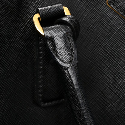 Prada Saffiano Lux Large Galleria Double Zip Tote Black 11 of 11