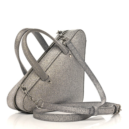 Balenciaga Glitter XS Triangle Duffle Argent Black 3 of 7