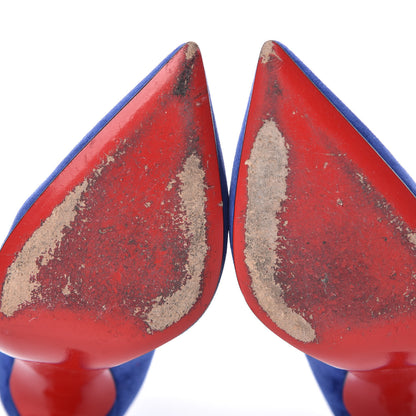 Christian Louboutin Suede So Kate 100 36.5 Blue 10 of 11