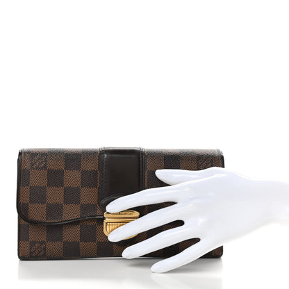 Louis Vuitton Damier Ebene Sistina Wallet 2 of 12