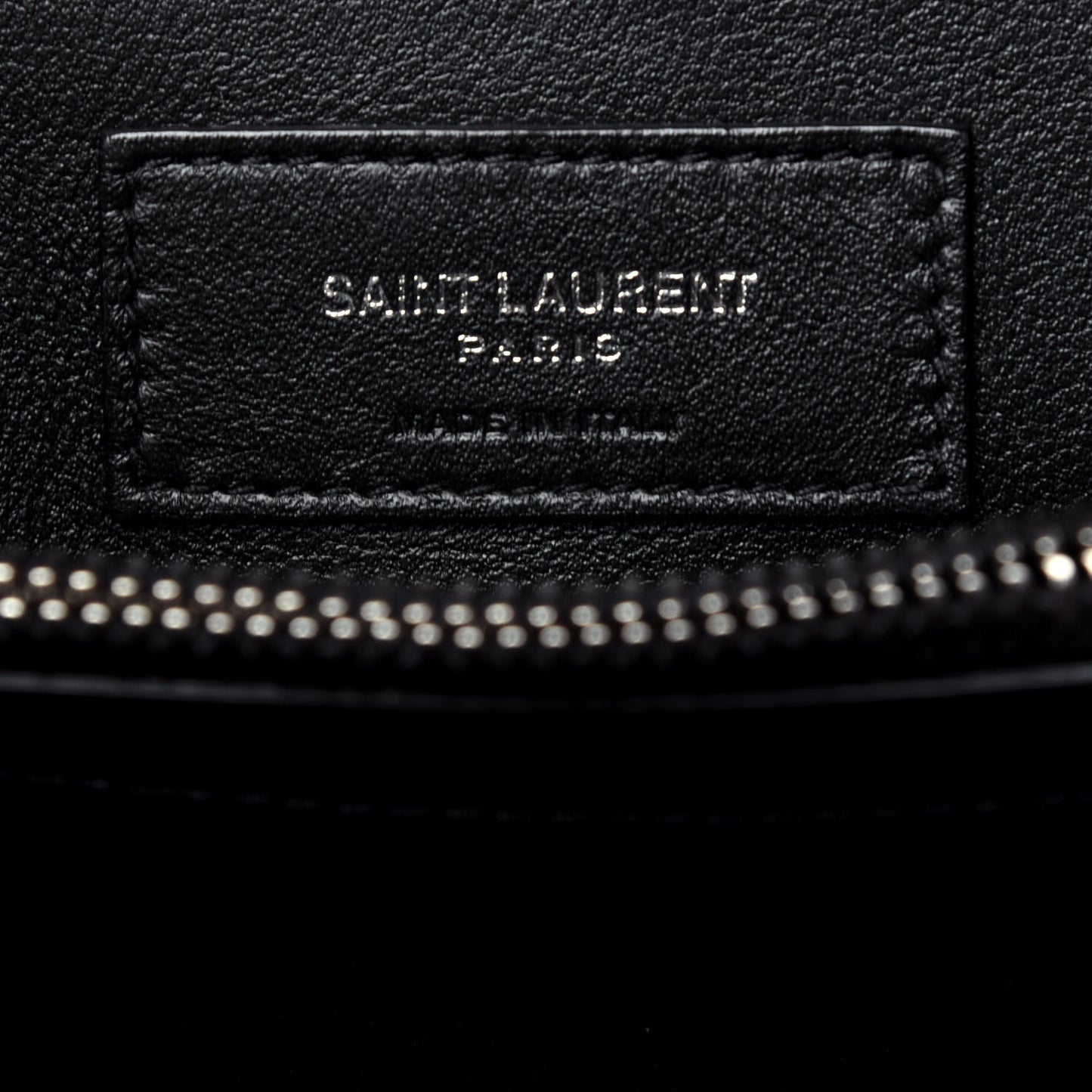 Calfskin Y Quilted Monogram Small Loulou Chain Satchel Black