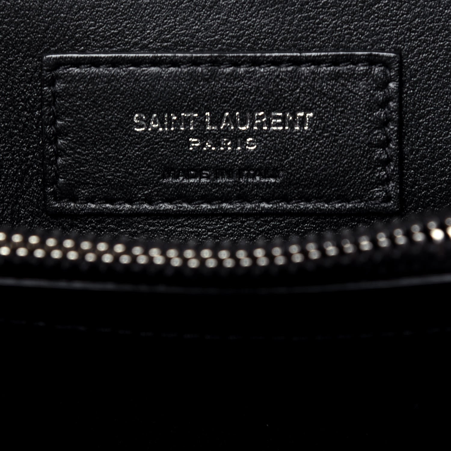 Saint Laurent Calfskin Y Quilted Monogram Small Loulou Chain Satchel Black 8 of 15