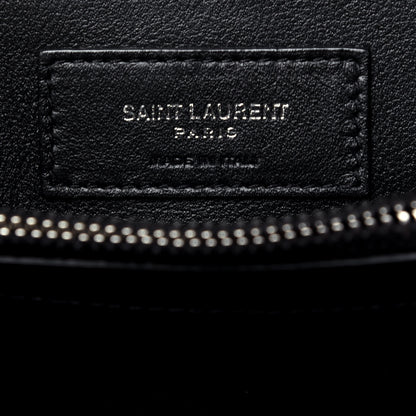 Saint Laurent Calfskin Y Quilted Monogram Small Loulou Chain Satchel Black 8 of 15