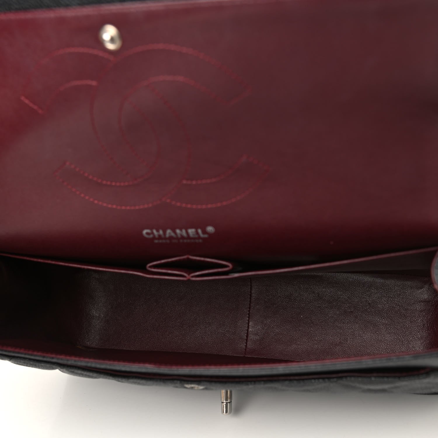 Chanel Caviar Quilted Jumbo Double Flap Black 5 of 11