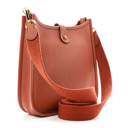 Hermes Taurillon Clemence Evelyne TPM Cuivre 3 of 11