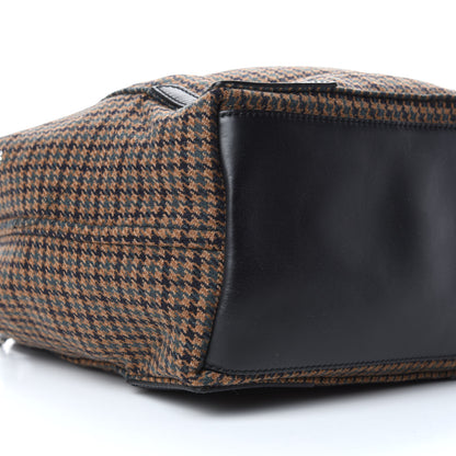 Balenciaga Wool Houndstooth S Navy Cabas 8 of 9