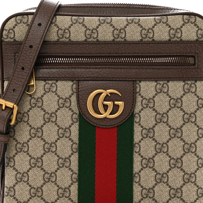 Gucci GG Supreme Monogram Web Small Ophidia Messenger Bag Brown 8 of 13