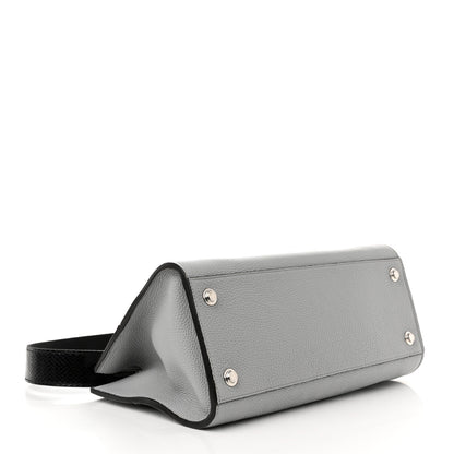 Louis Vuitton Calfskin Ayers City Steamer EW Black Gray 4 of 13