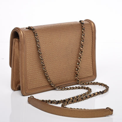 Chanel Metallic Calfskin Micro Retro Flap Gold 3 of 7
