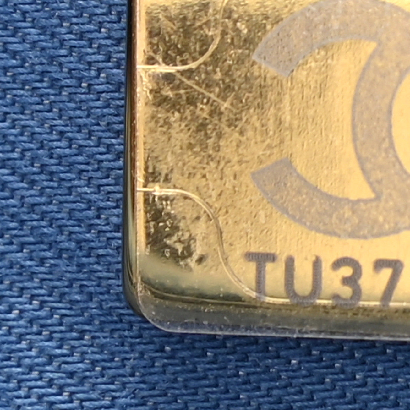 Chanel Denim Quilted Mini Denim Mood Rectangular Flap Blue Multicolor 7 of 9