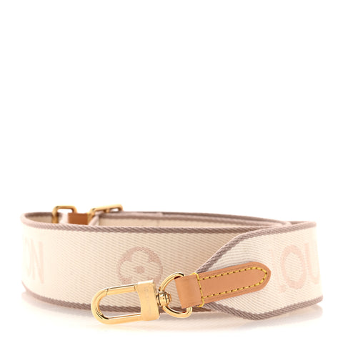 Jacquard Diane Shoulder Strap Creme Beige