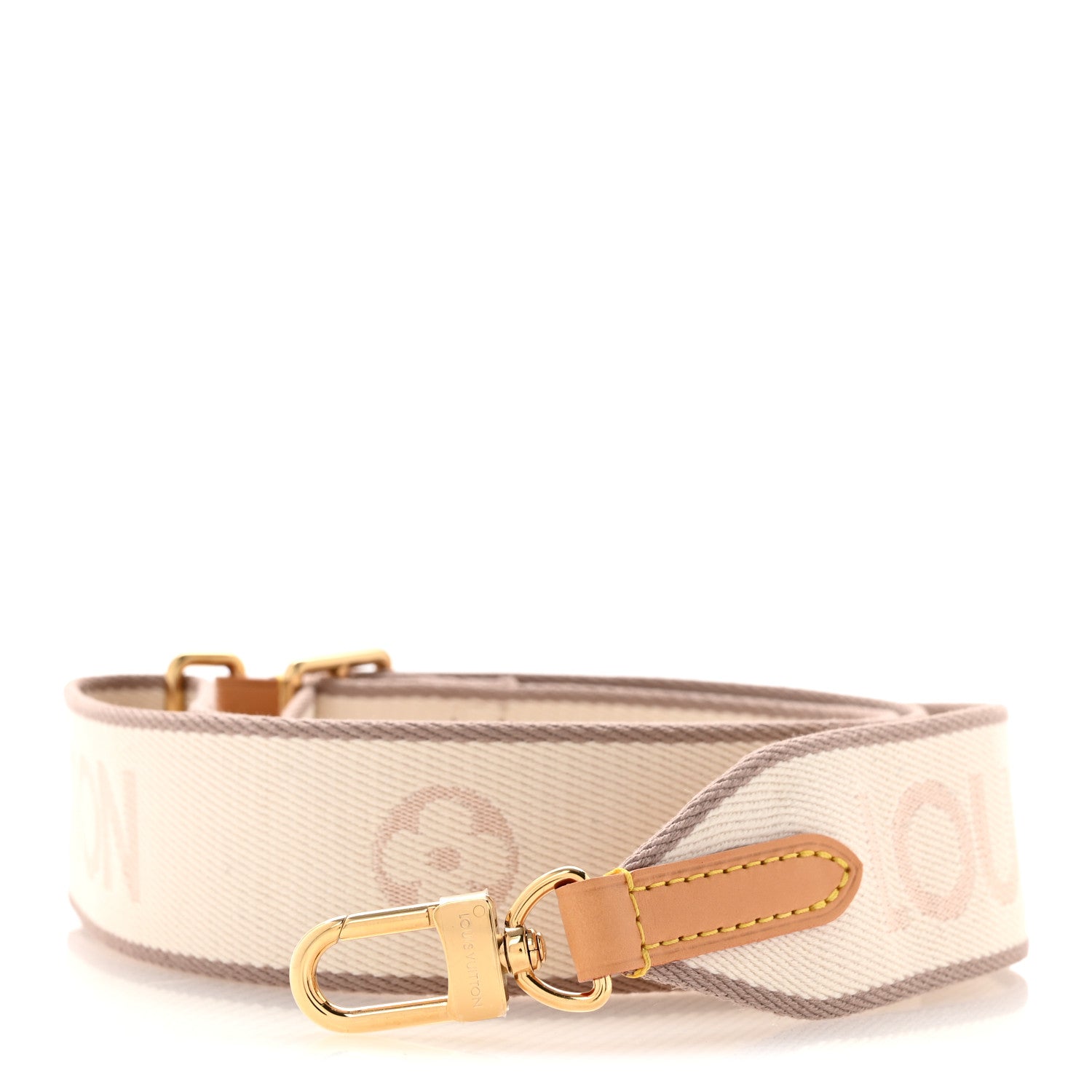 Louis Vuitton Jacquard Diane Shoulder Strap Creme Beige 1 of 4
