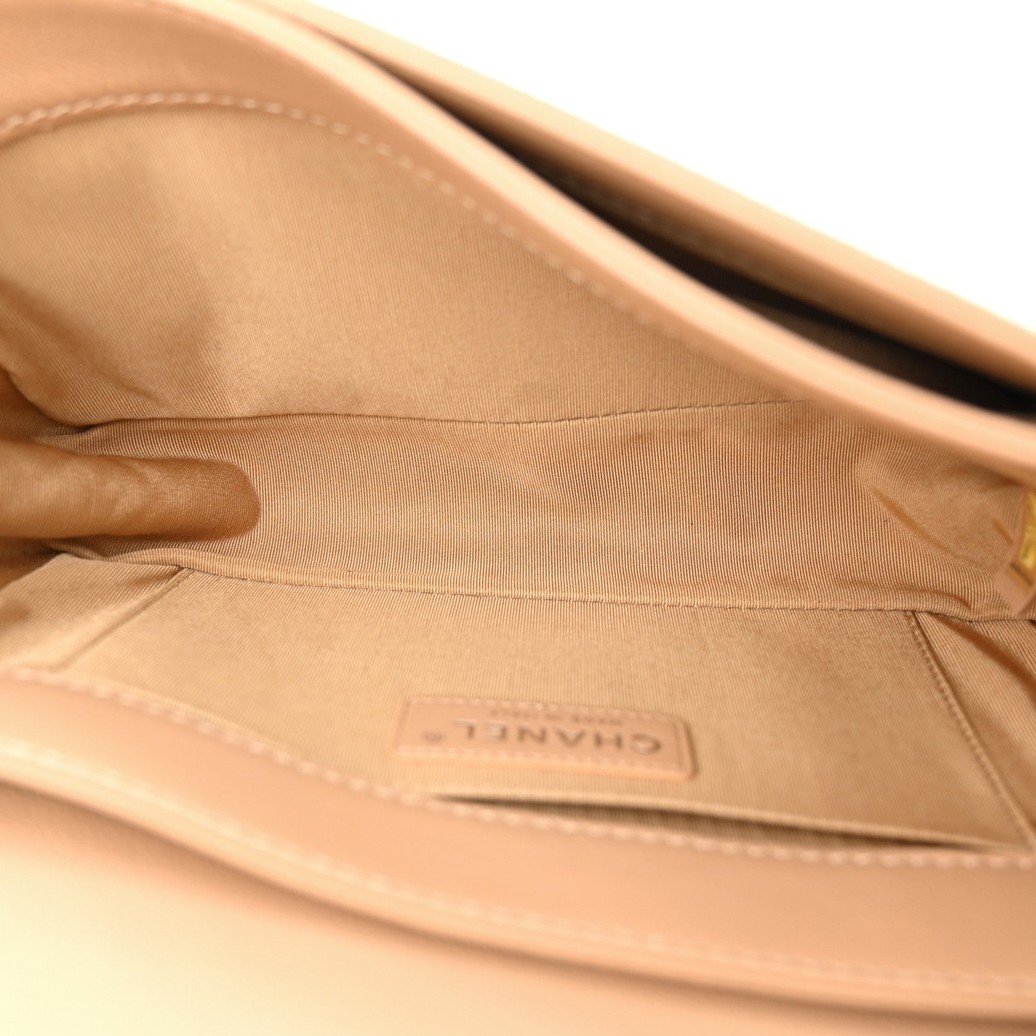 Chanel Calfskin Medium Boy Reverso Flap Beige Clair 5 of 10
