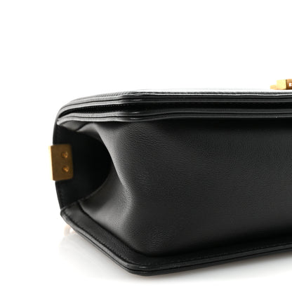 Chanel Calfskin Quilted Medium Boy Flap Black 9 of 11