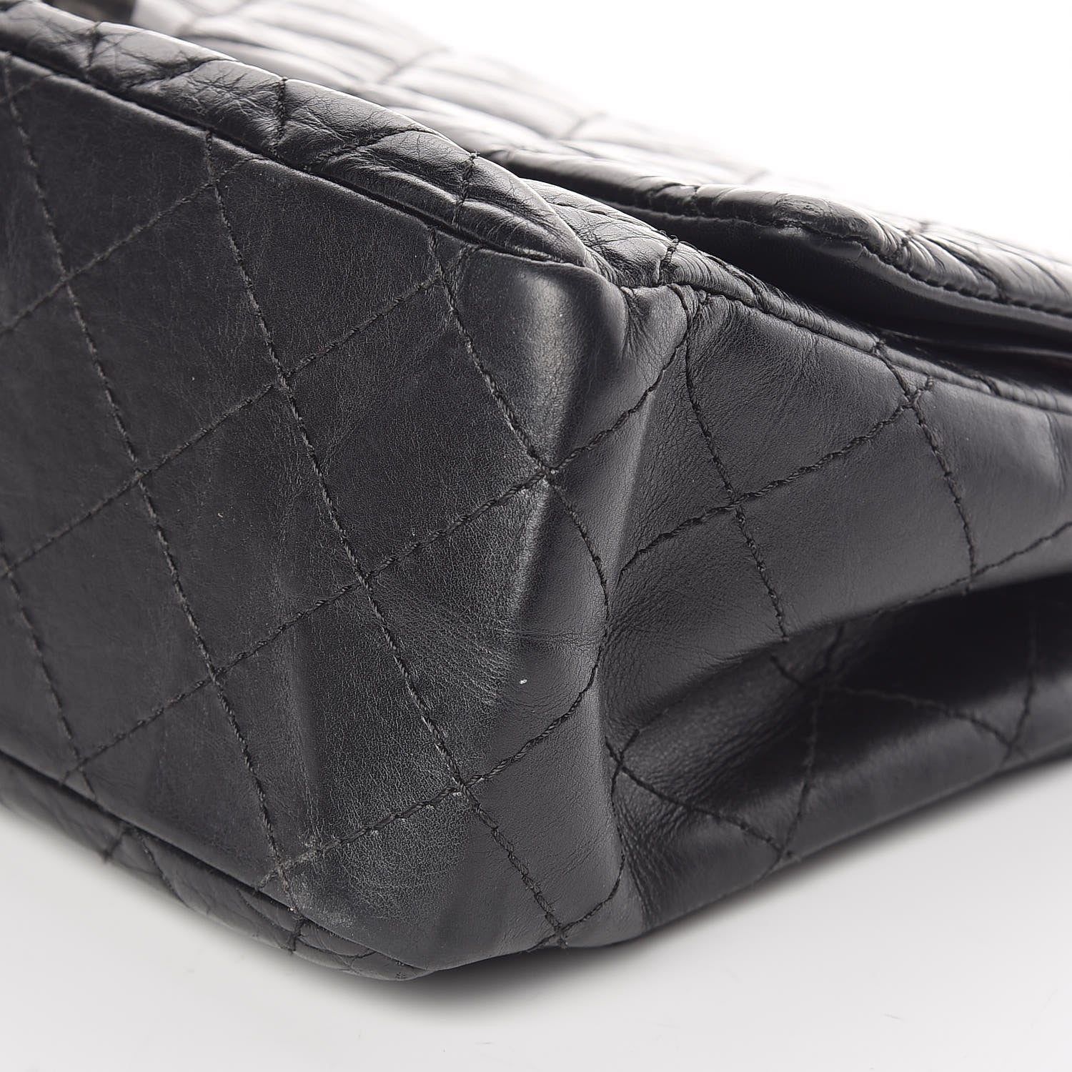 Chanel Aged Calfskin Quilted 2.55 Reissue 226 Flap Black 9 of 9