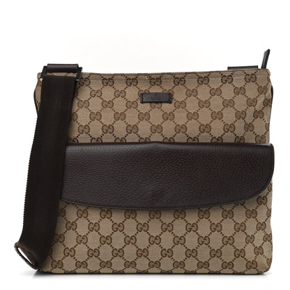 Gucci Monogram Small Messenger Dark Brown 1 of 13