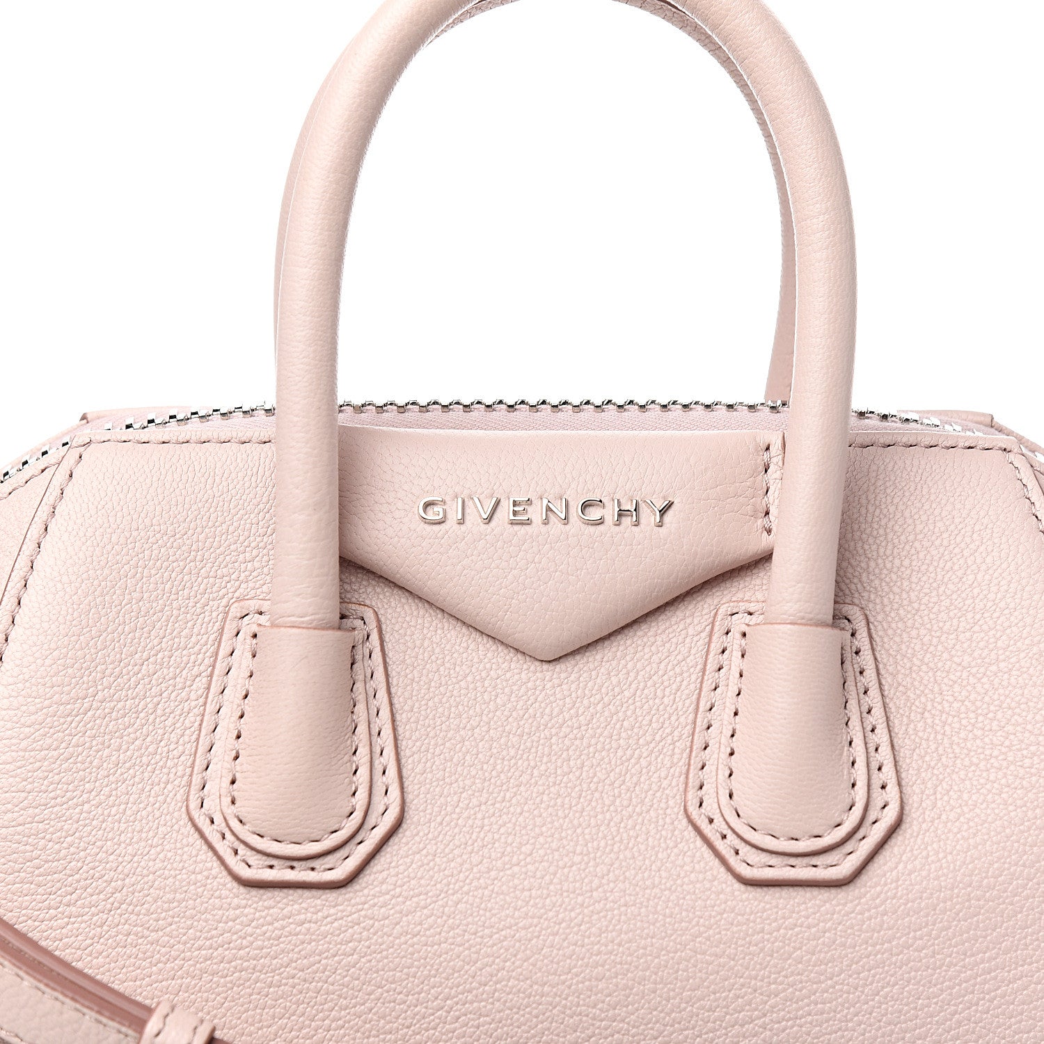 Givenchy Sugar Goatskin Mini Antigona Pale Pink 9 of 9