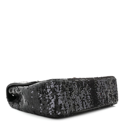 Chanel Sequin Lambskin Medium Moonlight on Water Flap Black 3 of 11