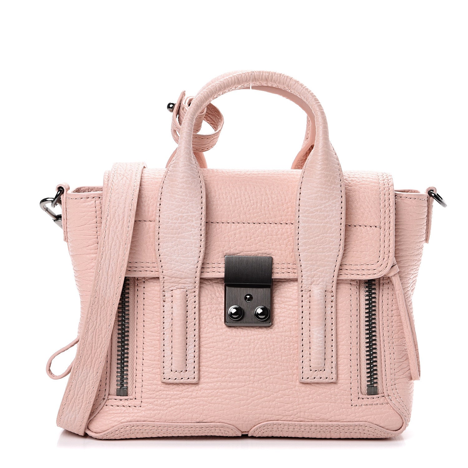 3.1 Phillip Lim 3.1 Textured Calfskin Mini Pashli Satchel Petal 1 of 11
