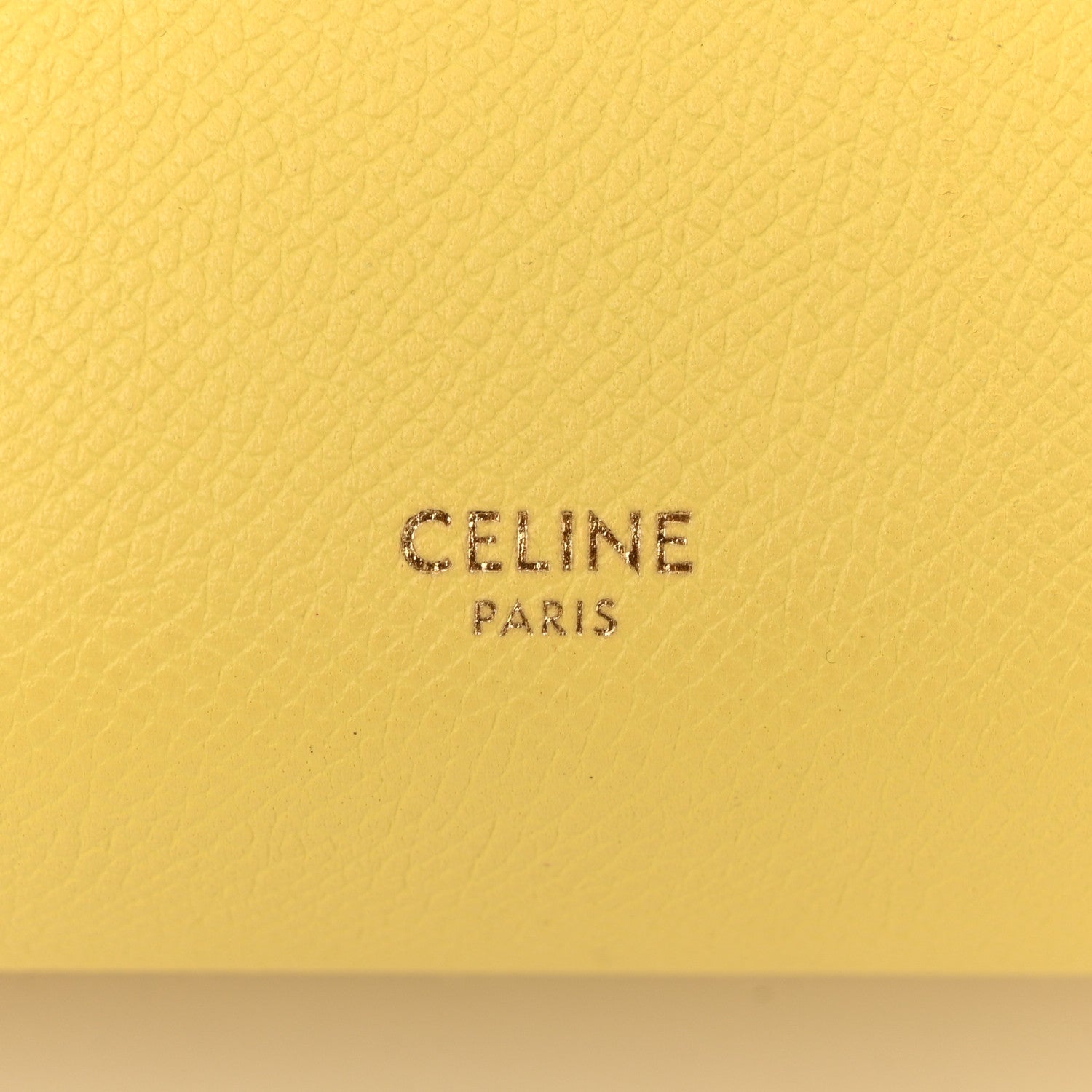 Celine Grained Calfskin Nano Belt Bag Citron 6 of 10
