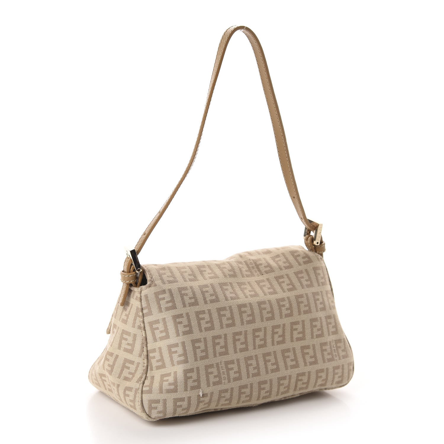 Fendi Zucchino Vitello Mini Mama Baguette Beige Tortora 3 of 10