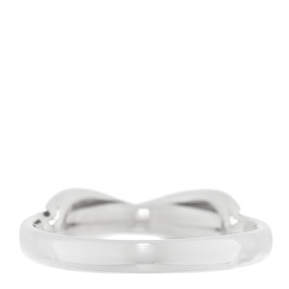 Tiffany Sterling Silver Infinity Ring 45 3.25 3 of 4