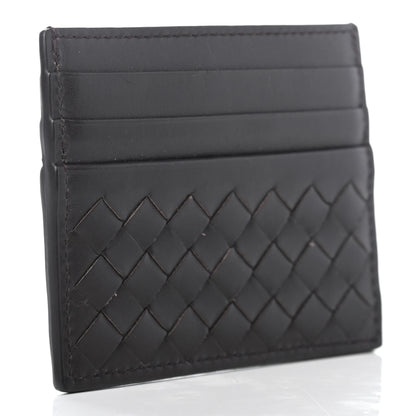 Bottega Veneta Nappa Intrecciato Card Holder Ebano 2 of 4