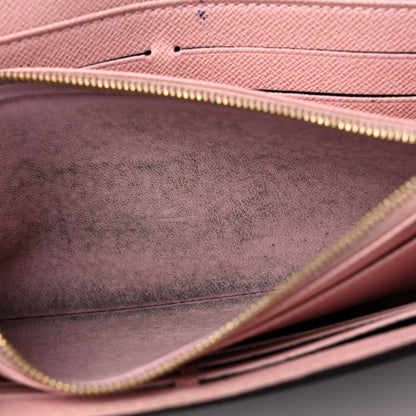 Louis Vuitton Damier Ebene Sarah Wallet NM Rose Ballerine 14 of 18
