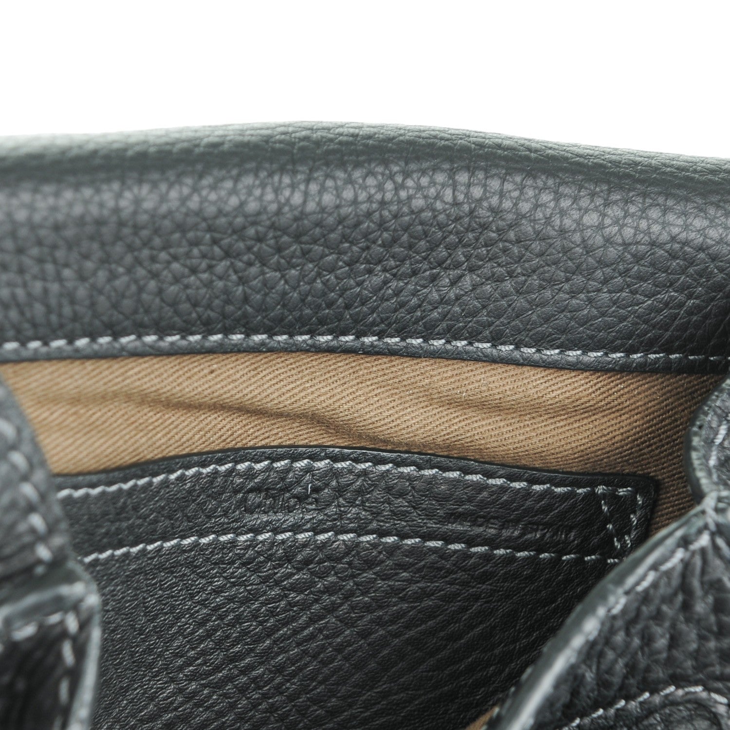 Chloe Calfskin Mini Marcie Round Crossbody Bag Black 6 of 8