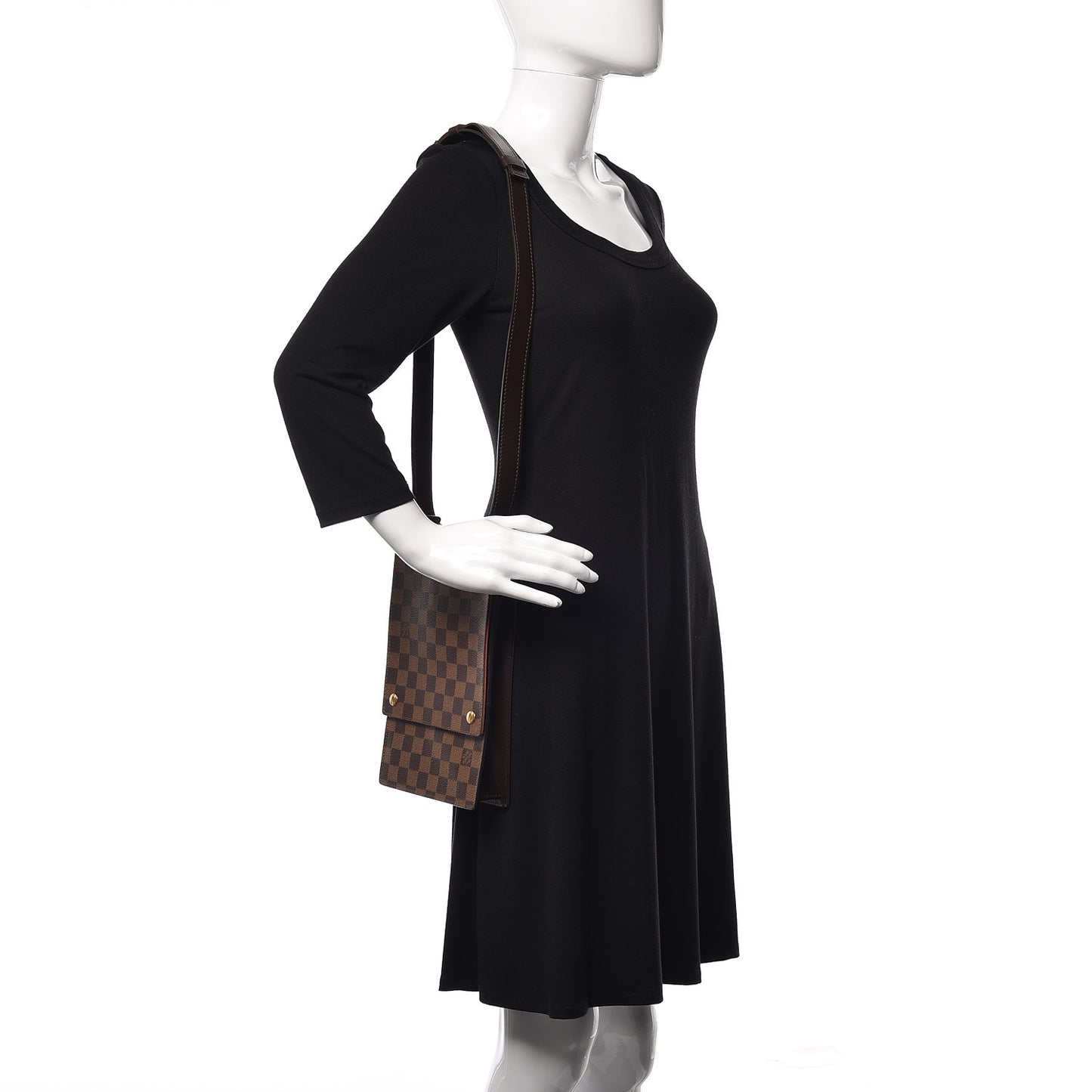 Damier Ebene Portobello Travel Shoulder Bag