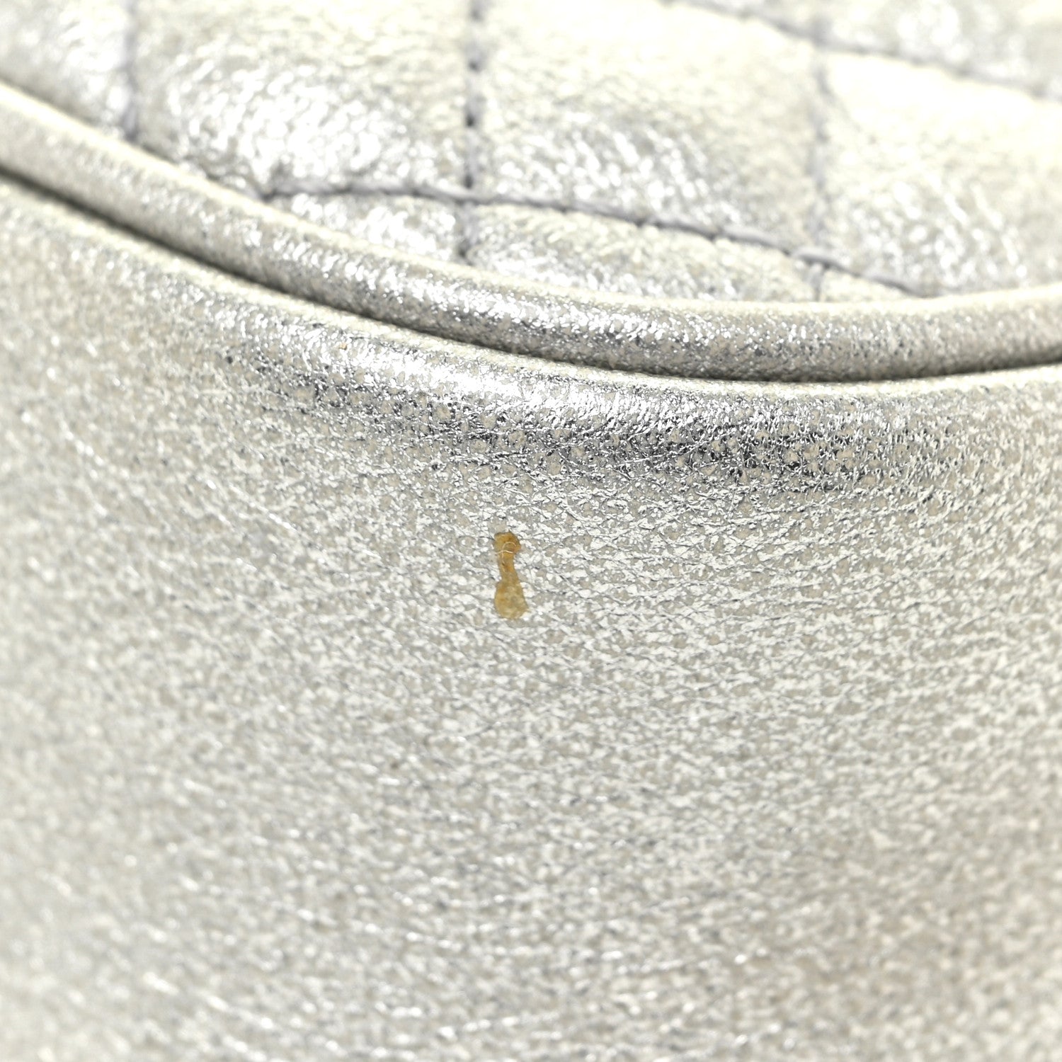 Gucci Laminated Nappa Web Trapuntata Small GG Shoulder Bag Argento 11 of 13