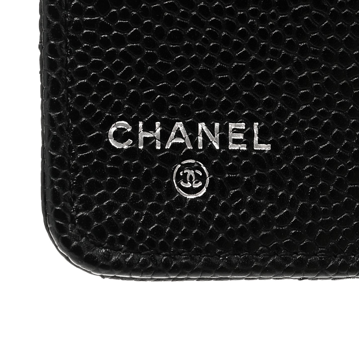 Caviar Quilted Yen Wallet Black