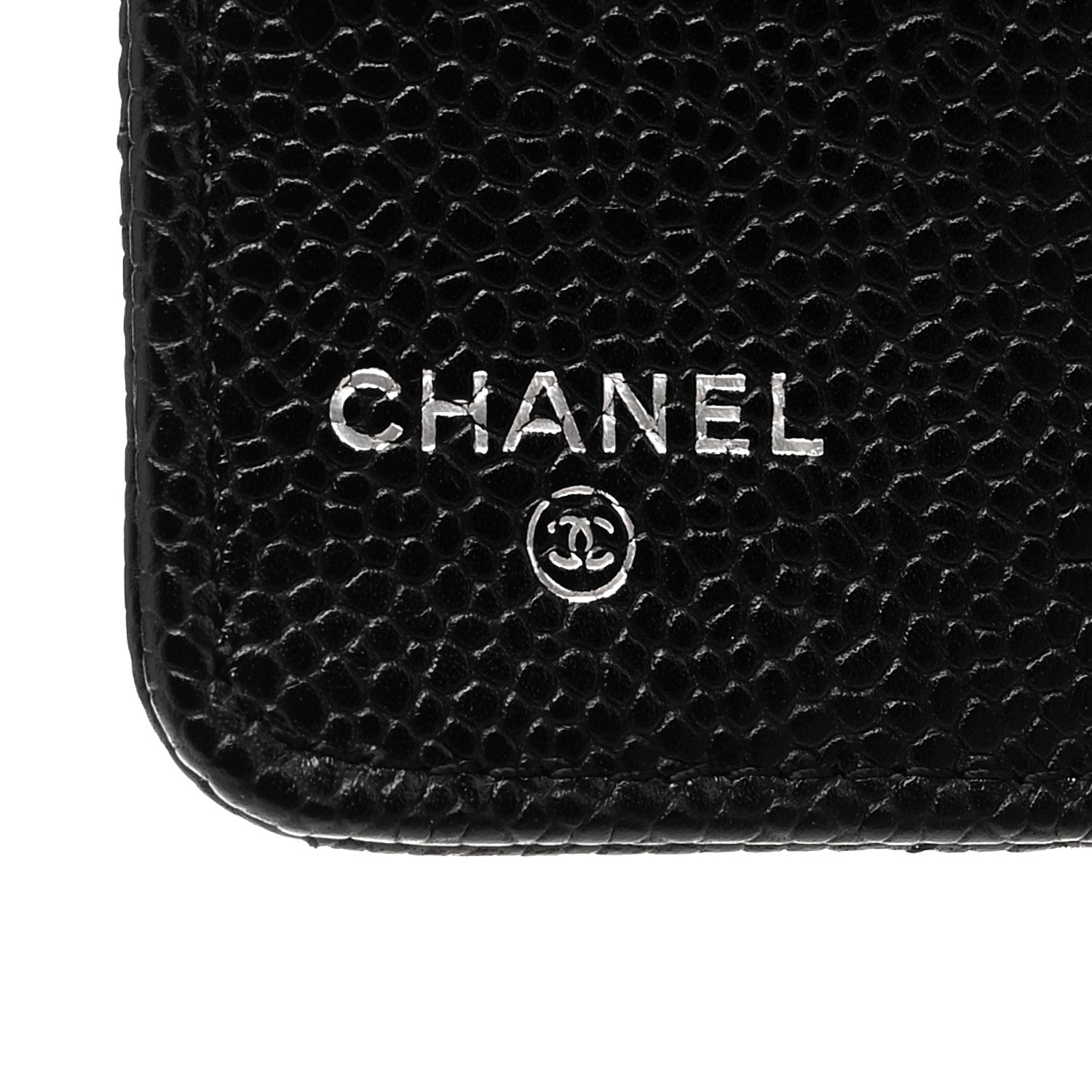 Chanel Caviar Quilted Yen Wallet Black 6 of 8