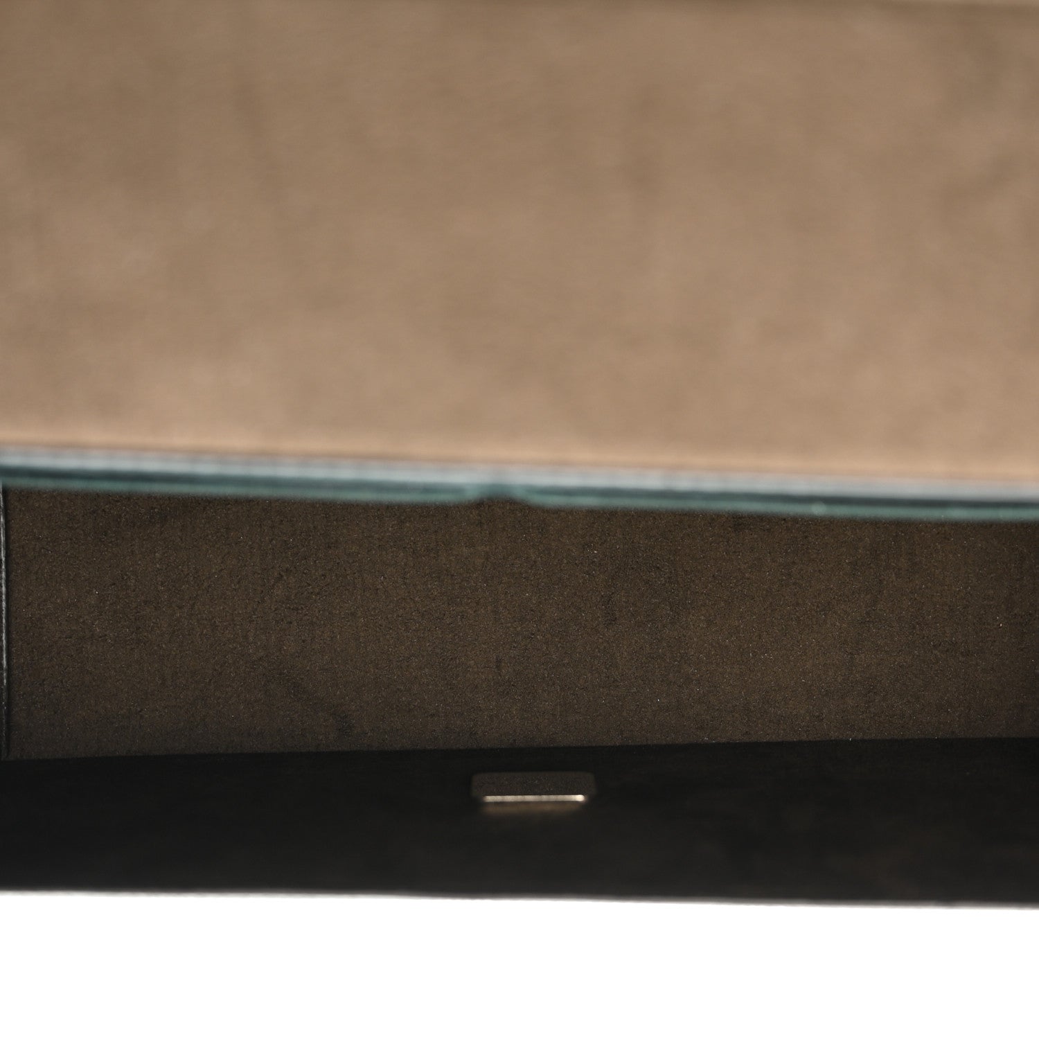 Fendi Vitello King FF Lines Embossed Baguette Soft Trunk Verde Inglese 5 of 10