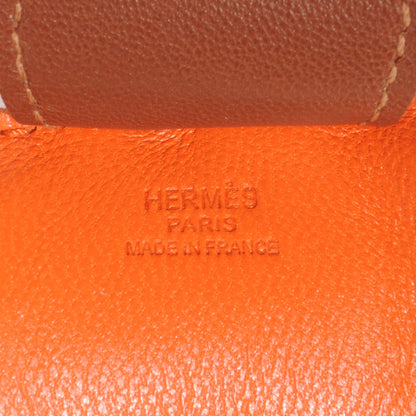 Hermes Milo Lambskin Grigri Rodeo Horse Bag Charm MM Orange 5 of 5