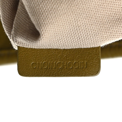 Burberry Nova Check Mega Stud Nickie Tote Green 8 of 14